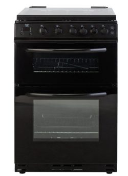 Bush AG66TB Twin Gas Cooker - Black.